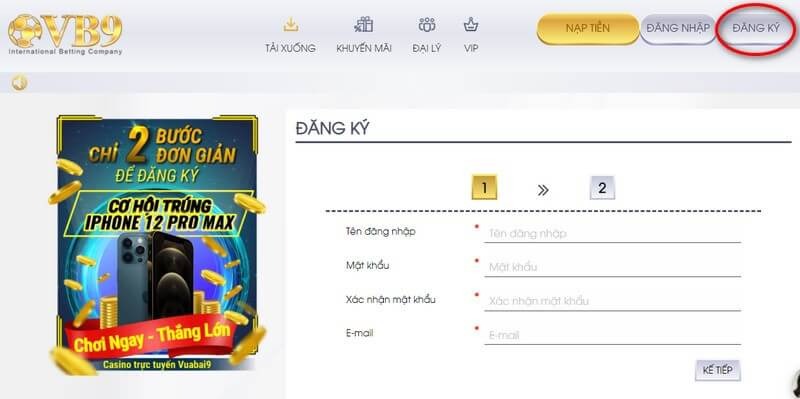 Trang chủ 36 Đăng ký Vuabai9 thỏa thích trải nghiệm các thể loại game