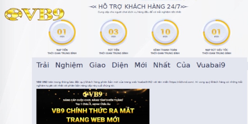 Trang chủ 37 Vuabai9 cam kết đem đến sân chơi uy tín, an toàn